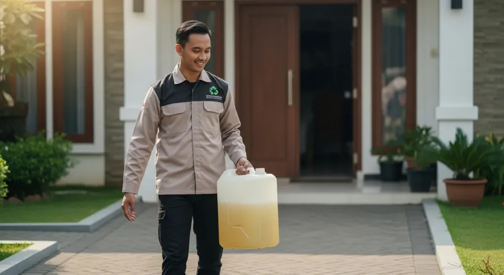 Daftar harga minyak jelantah per liter 2026 dari MIJEL pengepul minyak jelantah terpercaya di Tangerang