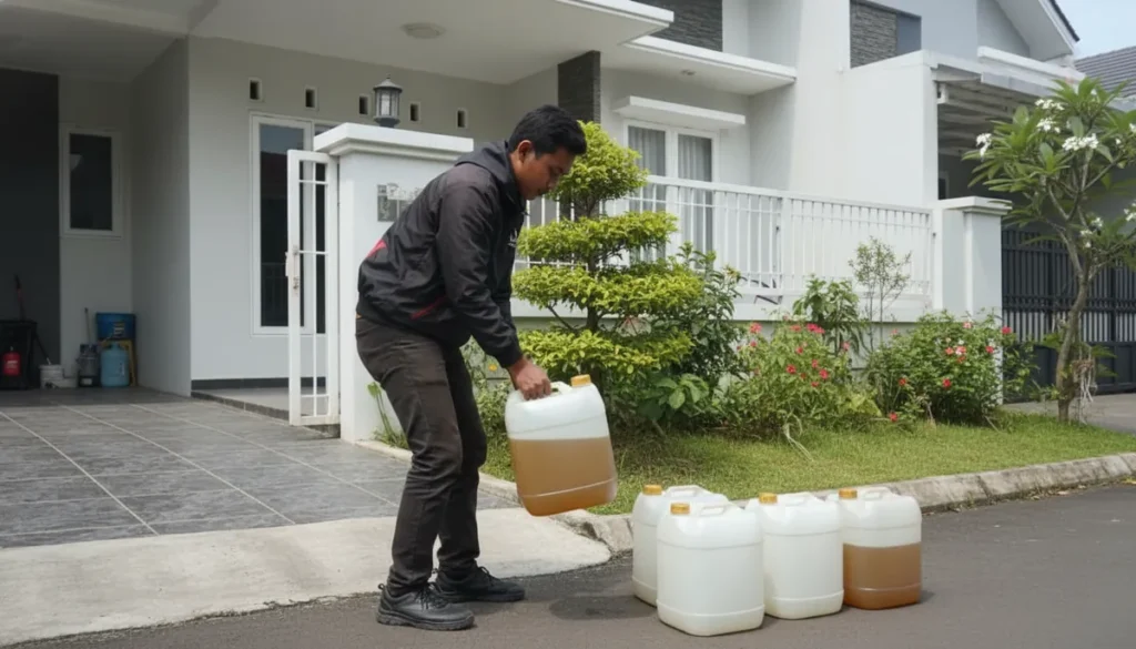 Jual Minyak Jelantah Karawaci – Dijemput Gratis & Bayar Cash