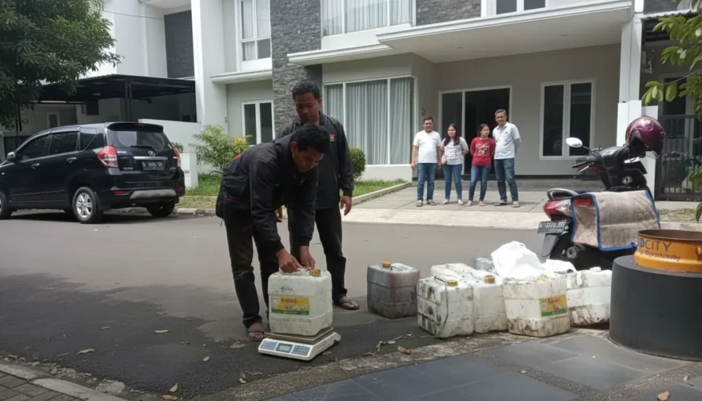 Jual Minyak Jelantah Tangerang Selatan – Dijemput Gratis & Bayar Cash